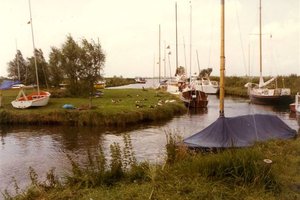 De haven van De Koevoet in de jaren 70